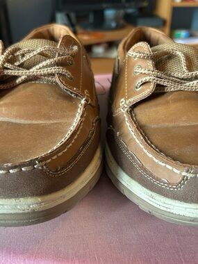 croft & barrow Men's Brown Leather Boat Shoes